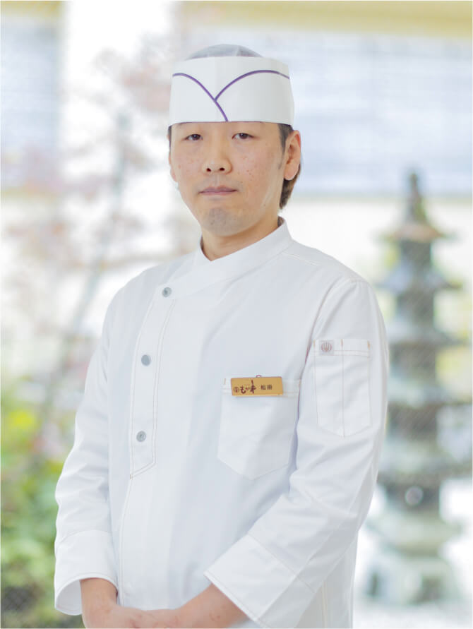 男性総料理長のポートレイト